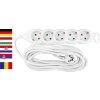 Cable GERMAN socket Strend Pro GER DG-805B 5,00 m, 5 sockets, HU, RO, SRB, CRO