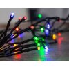 Reťaz MagicHome Vianoce CEIBO, 48 LED multicolor, 8 funkcií, časovač, 3xAA, exteriér, osvetlenie, L-3,50 m