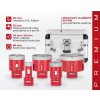 Sada vyrezávačov Strend Pro Premium DCB11S5, 20-35-45-55-68 mm, M14, diamant, korunky, professional