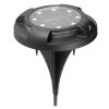 Lampa Strend Pro Strend Pro Crater, 11x14 cm, solárna, 12x SMD LED, AA, 2 ks
