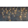 Reťaz MagicHome Vianoce Icicle, 800 LED teplá biela, cencúľová, jednoduché svietenie, 230 V, 50 Hz, IP44, exteriér, osvetlenie, L-20 m