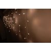 Reťaz MagicHome Vianoce Icicle, 800 LED teplá biela, cencúľová, jednoduché svietenie, 230 V, 50 Hz, IP44, exteriér, osvetlenie, L-20 m