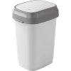 Kôš KIS Dual Swing S, 10 lit., biely, 25x19x32 cm, na odpad