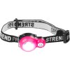 Čelovka Strend Pro Headlight, LED, 15 lm, mini, ružová/modrá, Sellbox 8 ks
