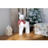 Stromček MagicHome Vianoce Snowy, jedľa v jute, zasnežený, 60 cm