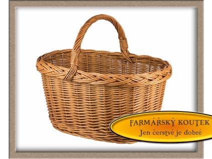 Velky prouteny kos na zahradu