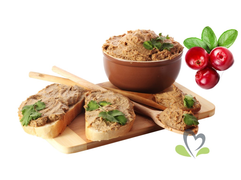Vepřová paštika s brusinkami - 150 g - malá