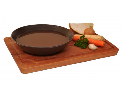 Hovězí vývar se zeleninou a masem - 620 g