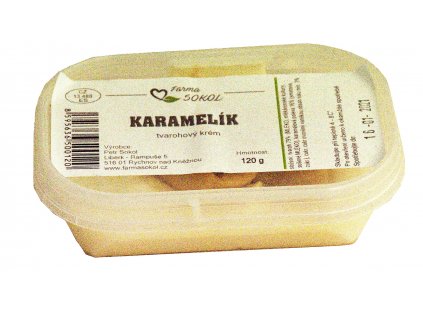 Karamelík - tvarohový dezert - 120 g