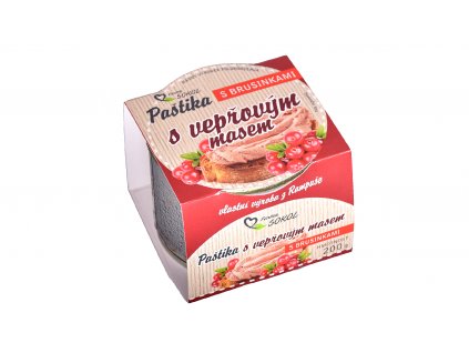 pastika s brusinkami 200g