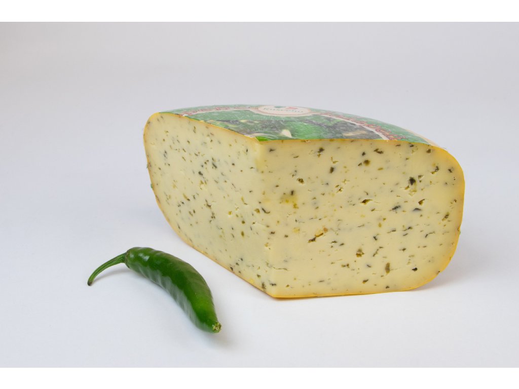 Kravský sýr Jalapeňo
