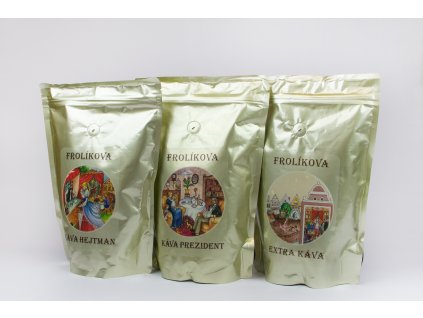 Káva Frolík Borohrádek zrno 500g