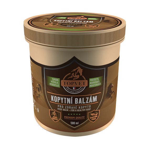 Topvet kopytný balzám pre zdravé kopyto pre kone