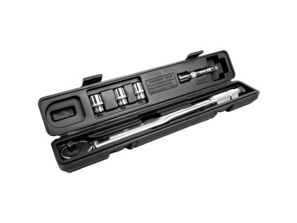Momentový kľúč 1/2" 40-210 Nm s nadstavcami, 5-dielna sada
