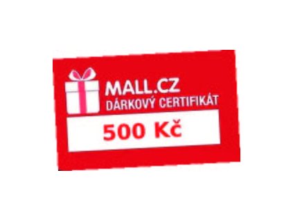 MALL darčekový certifikát v hodnotě 500 Kč