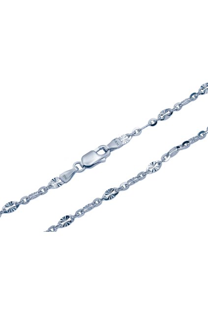 Stříbrný řetízek Anker RS0045 (Výběr kovu Stříbro, Délka řetízku 42)