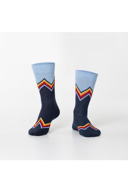 Barevné pánské ponožky Fasardi s pruhy