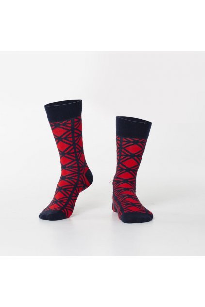 Barevné pánské ponožky Fasardi se vzory