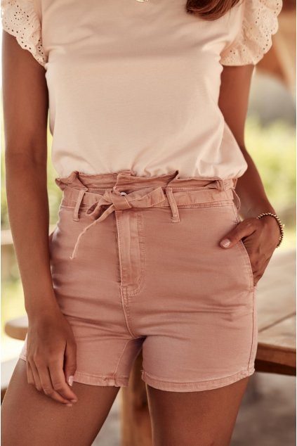 Krátké džíny růžové 66000
