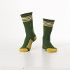 Zelené pánské sportovní ponožky Fasardi s nápisem
