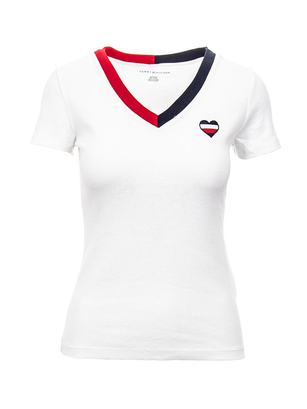 Tommy Hilfiger dámské tričko bílé - FASHION AVENUE