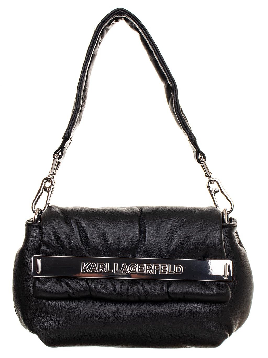 Karl Lagerfeld dámská kožená kabelka malá černá - FASHION AVENUE