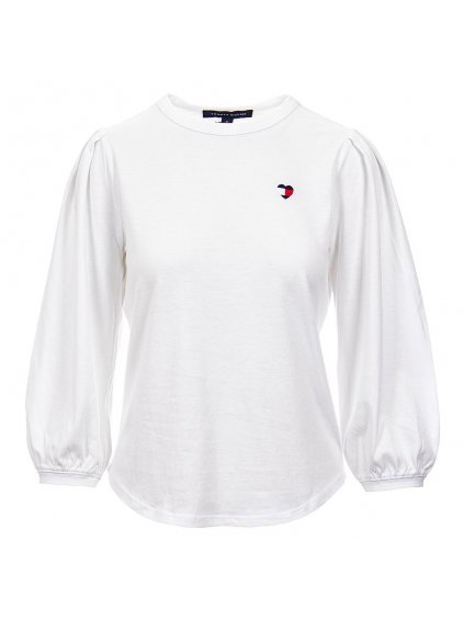 TH123 Tommy Hilfiger dámské tričko bílé (1)