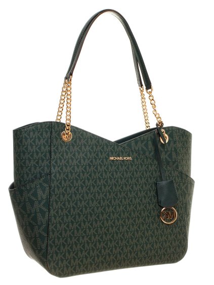 MK216 Michael Kors dámská kabelka Jet Set Travel zelená (2)