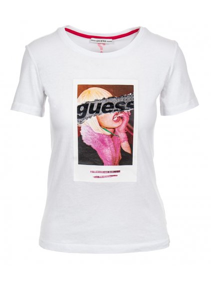 GU554 Guess polaroid tee dámské tričko Fashion Avenue