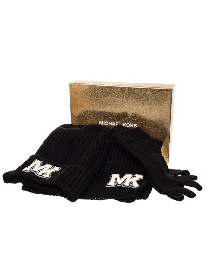 20657 Michael Kors dámský set čepice šála rukavice Fashion Avenue 539763