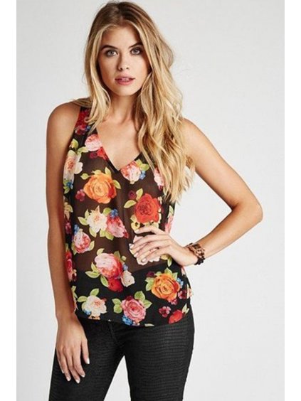 Guess top Strappy Back Rose - Print