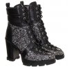 MK224 Michael Kors dámské kotníkové boty Ridley Lace Up Bootie Chunky Glitter (1)