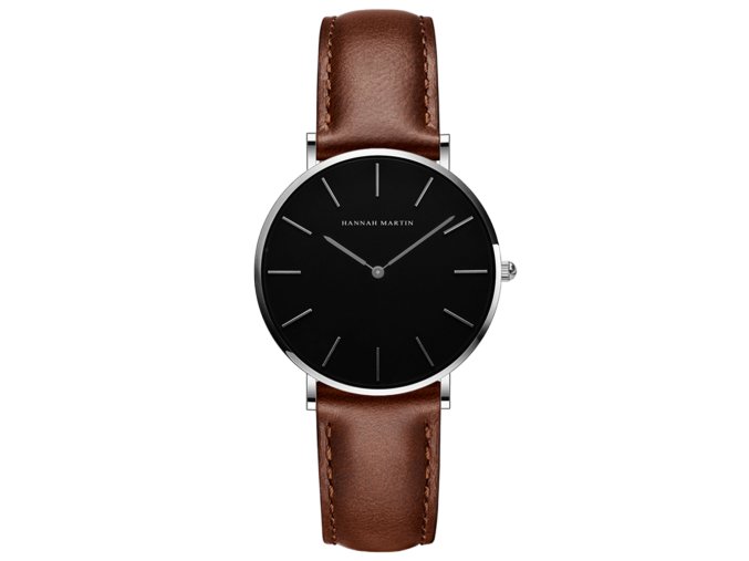 Dámské hodinky Hnědé Black-Silver