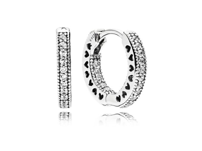 Náušnice PANDORA model 296317CZ