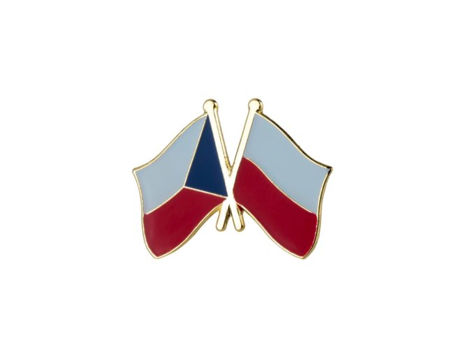 1830 3 ozdoba do klopy vlajka cr a polsko