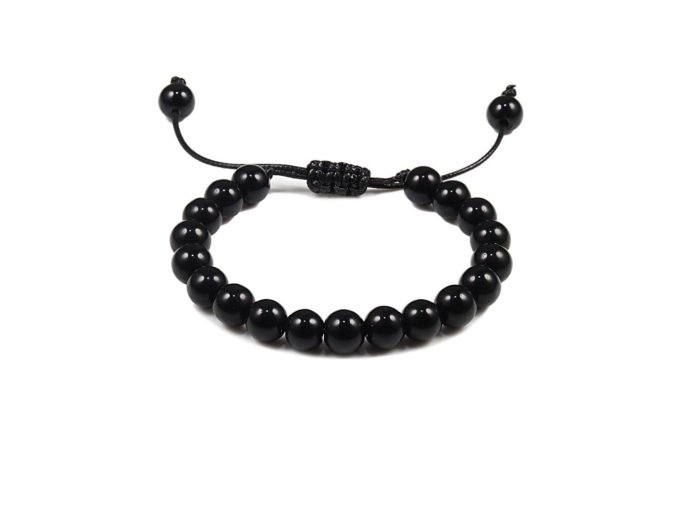 Náramek Black Shiny: Lesklý černý náramek, který je ideální pro elegantní večerní akce nebo jako stylový každodenní doplněk.