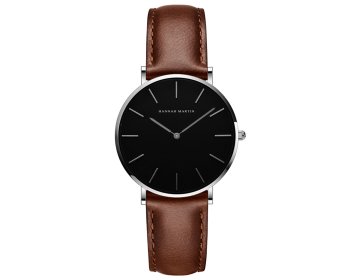 Dámské hodinky Hnědé Black-Silver