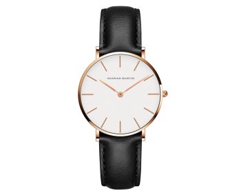 Dámské hodinky Černé White-Gold