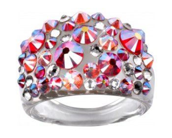 Prsten LEVIEN BY SWAROVSKI Bubble FIRE GLACIER RBB50FIG