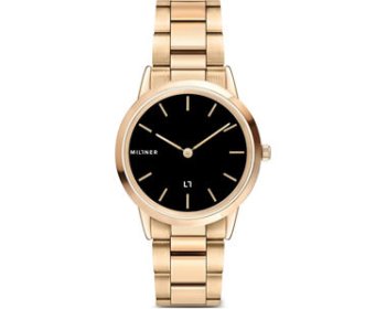 Hodinky MILLNER model CHELSEA S GOLD BLACK 8425402508107