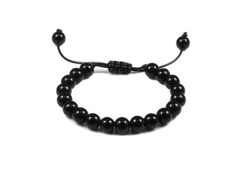 Náramek Black Shiny: Lesklý černý náramek, který je ideální pro elegantní večerní akce nebo jako stylový každodenní doplněk.