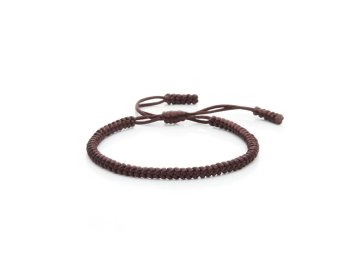 Náramek Basic Brown: Základní hnědý náramek, který se snadno sladí s jakýmkoliv přírodním stylem.