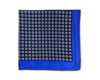 2376 modry kapesnicek do saka dots s modrymi puntiky