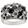 Prsten LEVIEN BY SWAROVSKI Bubble JET RBB50JET