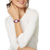 Hodinky HIP HOP mod. SPARKLING MANIA - BORDEAUX GLITTER HWU1022