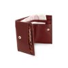 Burgundy dámská kožená mini peněženka 511-4392A-34