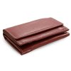 Burgundy dámská kožená mini peněženka 511-4392A-34
