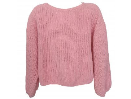 Dětský růžový pletený svetr H&M