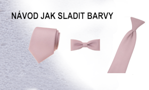 Růžová kravata, růžové kšandy, růžový motýlek