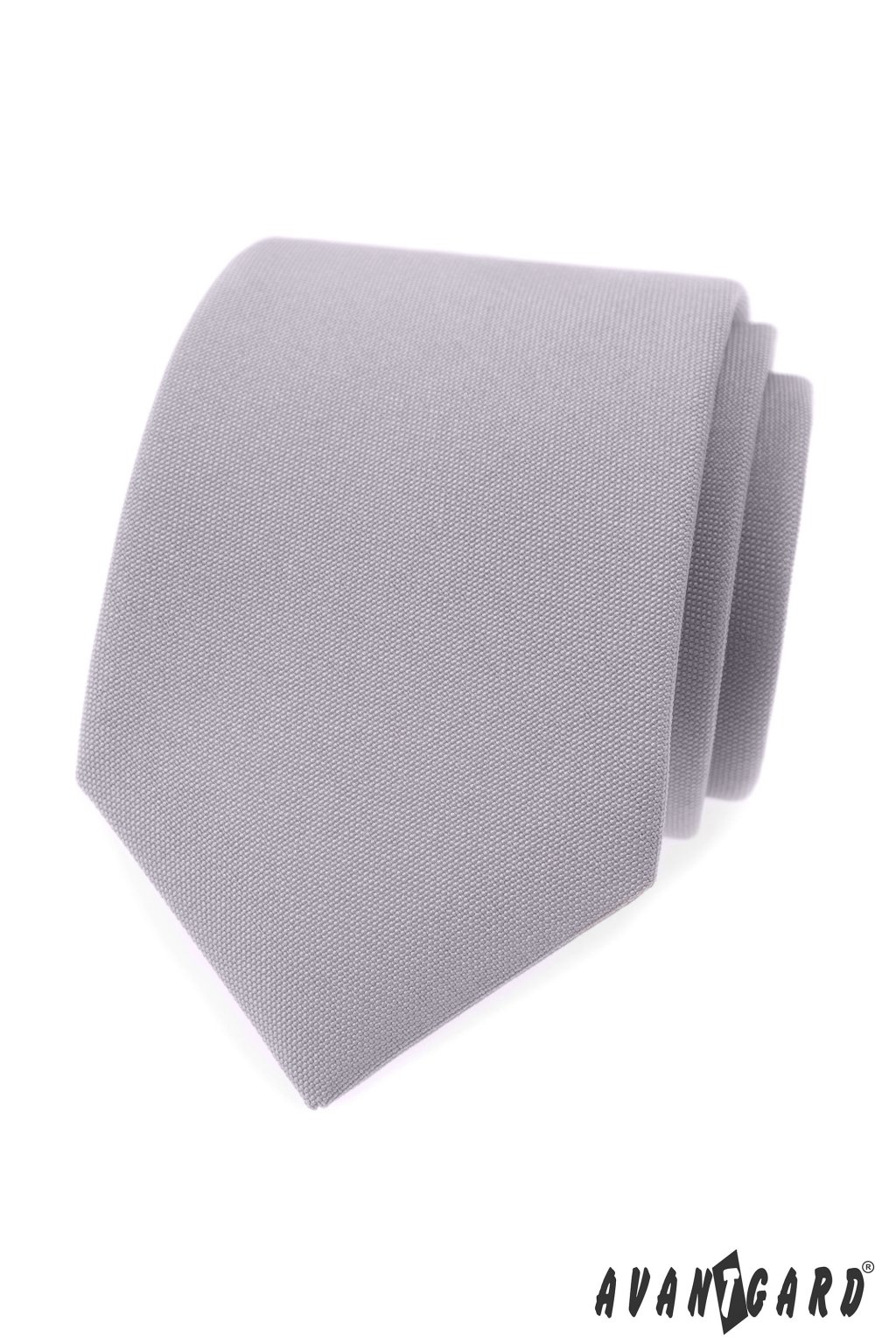 Světle šedá luxusní kravata 561 - 9849